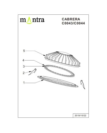 CABRERA * DOWNLIGHT LED 24W - 4000K
